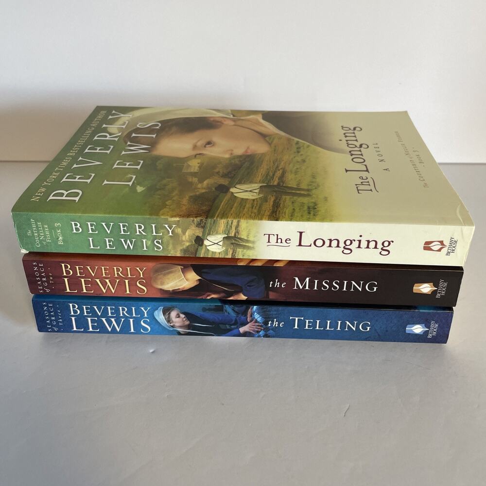 Beverly Lewis Paperback Bundle Of 3 Books Amish Romance Beach Read Vacation